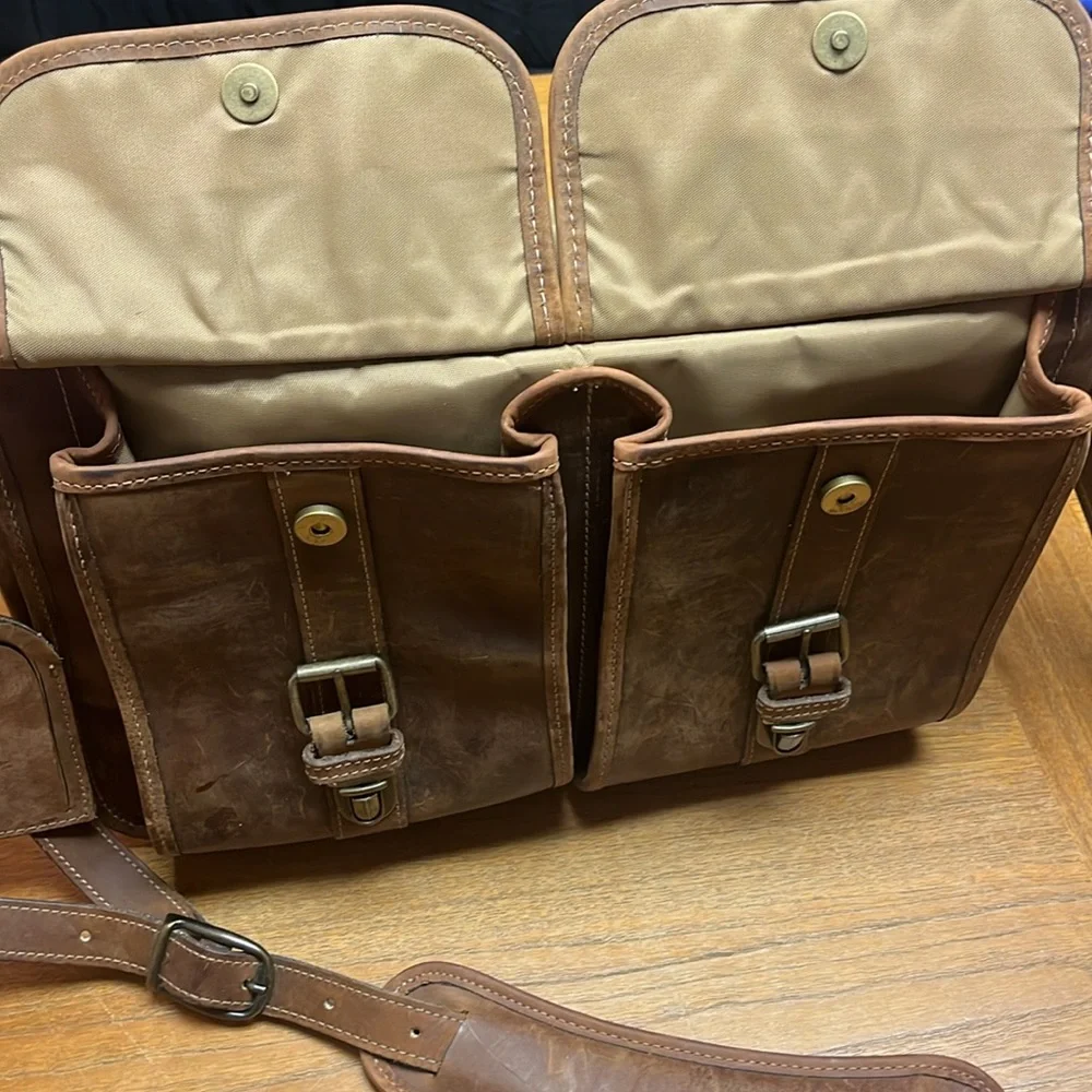 Schlesinger Vintage Leather Briefcase